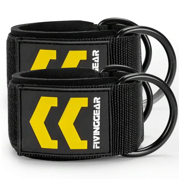 1 par de correas para tobillos y muñecas para fitness, bandas de asistencia para dar forma a los glúteos y las piernas, entrenamiento de fuerza