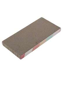 1pc Pet Corrugated Paper Cat Scratching Board, Suitable For Cats, Used For Cat Scratching, Relieve Boredom - Multicolor - View 8