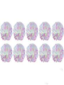 1/10/20 Packung farbstofffreie Katzenstreu-Bälle, 2 Zoll Polyesterfilm, der glänzend klingt und für Katzen geeignet ist