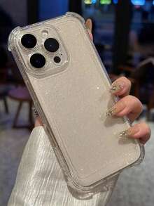 1 pieza Funda de teléfono a prueba de golpes con cielo estrellado de lujo, compatible con iPhone 17/17 Pro/17 Ari/17 Pro Max/16/16 Plus/16 Pro Max/15/15 Pro/13/13 Pro Max/12/12 Pro Max/iPhone 11 Funda protectora suave