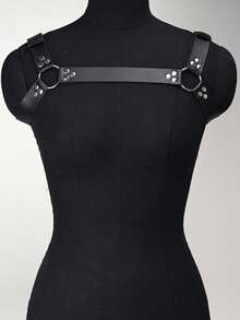女士真皮胸带 纯素皮革胸带 情人节礼物 女士真皮马具