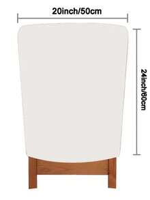 1 pièce Housse de chaise renne de Noël, housse de chaise décoration sapin de Noël Père Noël, décoration hivernale, décoration de Noël, décoration quotidienne de la maison, chaise de fête, décoration saisonnière, thème de Noël, texture douce, matériaux de haute qualité, housse de chaise décorative décorations de Noël décoration de la pièce