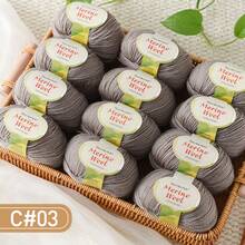 2 Packs, 600g, Merino Knitted Yarn, For Knitting Sweaters, Cardigans, Hats, Gloves, Scarves, Vests, Handmade Yarn Balls, Multi-Pack Knitted Yarn, Gift, Mother's Day Gift, Multiple Color Options, Handmade Knitted Yarn, Warm Yarn Balls, Soft & Comfortable Knitted Yarn - 12 Balls Of Wool Green Label - View 3