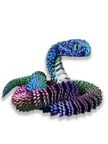 1 Stück 30 cm beweglicher 3D gedruckter chinesischer Drachen Figur - flexibles Gelenkmaterial, perfekt für Heimdekoration, Partyfavoren, Schulmaterial, Schulanfang