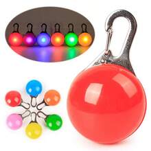 4-Color LED Dog Collar Pendant, Luminous Leash Accessory, Bright Necklace, Glow-In-The-Dark Collar For Pet Safety & Decoration At Night