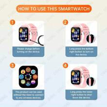 Kids Smart Watch With Camera, Photo Album, 18 Built-In Games, Calculator, Calendar, LED Light - The Perfect Holiday Gift For Children! - Multicolor - View 8