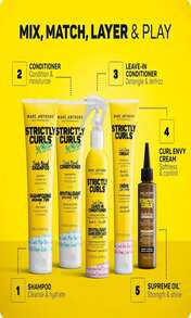 Loción de peinado definidora de rizos Marc Anthony Strictly Curls, tubo de 83 onzas con proteína de seda y vitamina E para definición de rizos - ColorA - Ver 7