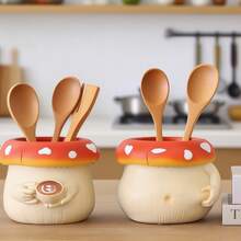 Vaso da fiori a forma di fungo paffuto e carino, vaso per piante grasse colorato e unico con drenaggio, vaso da fiori a forma di corpo piccolo arcobaleno adatto per piante da interno, regali divertenti e non convenzionali per il giardinaggio di piante grasse, può essere utilizzato anche per i tavoli dei ristoranti.