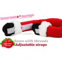 Clips de Cortina de Navidad, Juego de 2 Piezas, Forma de Muñde Nieve, Usados para Clips de Cortina, Clips de Ventana, Decoraciones de Botellas de Vino, Decoraciones de Navidad, Decoraciones para el Hogar y Fiestas - 1 - Ver 4