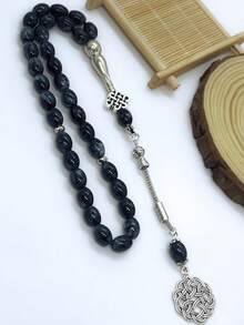 Luxury Muslim Prayer Beads With Chinese Knot Pendant - 33 Pieces - View 3