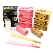 1/3 Roll, Rolling Paper, 44mm Self-Adhesive No-Cut Rolling Paper, 196.85 Inches Long, Smooth Sliding, Smooth Burning, 3 Colors, Bulk For Personal Use And Party, Smoking Accessories, Christmas Gift - Multicolor - View 1