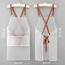 新款防水防污围裙，适用于厨房、宠物店、理发店、男女通用工作服