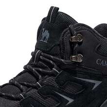 CAMEL CROWN Men's Casual Shoes, Fall And Winter Outdoor Hiking Shoes Winter Padded Warm Cotton Shoes Non-Slip Thick Bottom Snow Boots Hiking Boots - Black - View 4