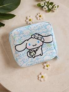 Sanrio 1 PC Sanrio Hello Kitty Cute Cartoon Storage Bag, Multi-Colour Available, Zipper Closure Portable Storage Cosmetic Bag, Outdoor Travel, Daily Commuting Toiletries Bag, For Teenager