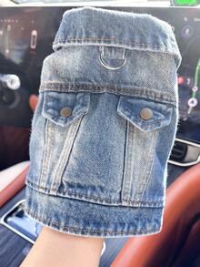 1 pieza Ropa para mascotas, Ropa exterior moderna, cómoda y con estilo casual y adorable para perros y gatos pequeños