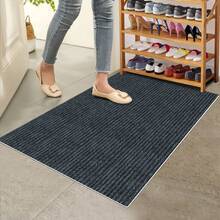 Non-Slip Absorbent Doormat - Machine Washable Ultra-Thin Doormat, Indoor/Outdoor Entrance Mat - Polyester Fiber Home Decor Carpet, Suitable For Living Room, Kitchen, Patio, Front Door, Mat, Doormat, Indoor Outdoor Mat, Kitchen Mat - Multicolor - View 9