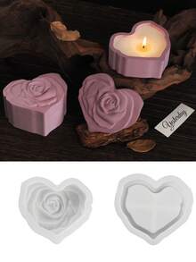 1 件圆形碗形水泥蜡烛杯容器模具大号水磨石蜡烛碗硅胶混凝土模具手工花盆粘土模具 - 1pc Candle Bowl mold - 查看 9