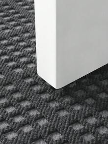 DAJIANG 1 tấm thảm cao su lót lối vào, họa tiết hình học, hình chữ nhật, tối giản, phong cách Bắc Âu, hiện đại, có lưỡi gạt, đế cao su chống trượt, không chặn cửa, dễ vệ sinh, thấm hút, thích hợp cho lối vào trong nhà và ngoài trời, thảm trang trí thảm nhà bếp trang trí Giáng sinh - Xám - Xem 7