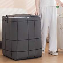 Large Capacity Bag-In-Bag Storage Bag, Large Capacity Outdoor Storage Bag, Suitable For Quilts, Bedding, Clothes And Underwear - Portable, Lightweight, With Zipper And Handle, Easy To Carry, Laundry Basket