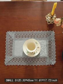 Vải 100% Polyester, ren thêu tinh tế, hòa tan trong nước, khăn trải bàn ăn nhà bếp, khăn phủ tủ, trang trí nhà cửa, tụ họp gia đình, trang trí ngày lễ, trang trí tiệc cưới trong nhà ngoài trời, 1 chiếc - Xám - Xem 22