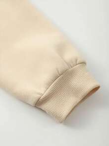 Men's Casual Solid Color Pullover Crew Neck Sweatshirt