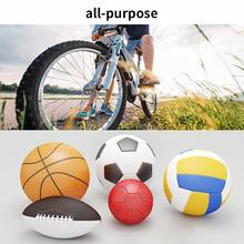 2pcs Portable Mini Pump, Balloon, Swimming Ring, Basketball, Volleyball, Football Inflation Device (Black), Beach Essentials, Beach Accessories, Pool Float