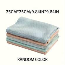 12pcs Magical Cleaning Cloths - Streak-Free Glass And Mirror Wipe Cloths, Removes Water Stains/Marks From Kitchen, Car And Home