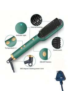 RAF Professional Hair Brushes, Straighteners, Heat-Resistant Hair Straighteners, All-In-One Hair Straighteners And Curling Irons, Negative Ion Volumizing Curling Irons, And Multi-Temperature Volumizing Styling Brushes Are All Excellent Gift Options For Women. There Are Special Promotions During Spring And Autumn Seasons. Hair Care Tools For Spring And Summer Use. - UK Plug(220-240V) - View 5