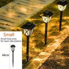 59 英寸太阳能灯柱灯户外 150 厘米太阳能复古路灯适用于花园、草坪、小路、车道、前门/后门（44 厘米/150 厘米）
