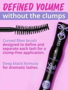 Essence 12毫升/0.4液盎司丰盈睫毛膏，乳霜质地，富含纤维，轻盈不结块，卷翘丰盈，定型浓密，持久定型，自然卷翘 - sculpted volume mascara - 查看 4