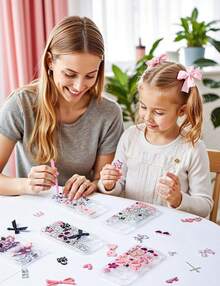 Junk Case Charms,Junk Case Kit For Customizing Diy Cases,With Cute Bow,Flatback Pearls,Letter Beads, Aesthetic Big Decor For Personalization - Cute Pink - View 8