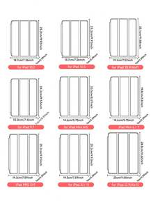 这款定制闪亮平板保护套兼容 iPad Mini 6/7、Air 9.7/10.2/10.5/10.9、Air 4/5、Pro 11 英寸 (M4) 2024 款及第十代 iPad Pro。高清亚克力后盖，具备磁吸/自动休眠/唤醒功能，内置支架和笔槽。时尚闪亮的奢华礼物，适合送给朋友、女友、家人和女儿。是圣诞节、生日、周年纪念日和开学季的完美之选。 - 彩色 - 查看 11
