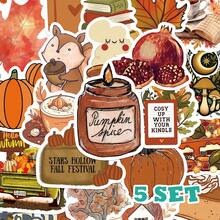 50 张秋季主题贴纸，可用于装饰计划簿、笔记本、手机壳、滑板、吉他、平板电脑、剪贴簿、信封 - 彩色 - 查看 7