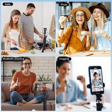 Magnetic Phone Vlog Selfie Monitor HD Screen Display - Rechargeable 36V Dual Power (Battery/USB), Compatible With IOS & Android Phone With Remote Control, Wireless Back Camera Monitor For Live Streaming, Content Creation, Selfies, Live Streaming, Video Recording Tools