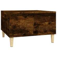 Coffee Table Smoked Oak 55x55x36.5 Cm Engineered Wood - Brown - View 3