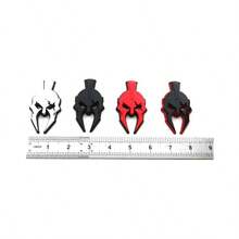 1 emblemas de gladiador personalizados, insignias 3D del lado derecho izquierdo autoadhesivas, calcomanas de repuesto para JL Gladiator Sierra RAM, universal, vehculo, camin, - Mate negro - Ver 5