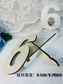 1 Handmade Wooden Digital Greeting Card With Sturdy Base -18 Years Old, 20 Years Old, 30 Years Old, 40 Years Old, 50 Years Old, 60 Years Old Milestone Birthday And Anniversary Message Book - With Blessings