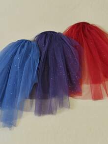 1 pièce Serre-tête de mariée en tulle bordeaux avec des perles de faux-perles, convient pour la cérémonie de mariage, la réception, les fiançailles. Accessoires pour tenues d'automne pour femmes, Saint-Valentin - V267 - Voir 10