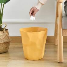 1 Stück stilvoller Großraum-Mülleimer - langanhaltend & platzsparend, einfaches gefaltetes Design - vielseitiger Papierkorb für den Innenbereich - ideal für Badezimmer, Wohnzimmer, Schlafzimmer und mehr