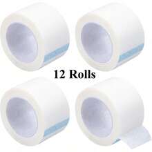 4 Rolls/12 Rolls Microporous Tape, 2.5cm X 9m, Suitable For First Aid Bandaging, Bandage Wrapping, Breathable, Can Be Used For Eyelash Extensions - Multicolor - View 7