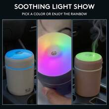 DOVVEE Mini Car Humidifier + 4X DeepOcean™ Oils | Extended Freshness Bundle For Smoke Removal – Breathe Clean With Powerful Ocean Mist (Dark Grey Humidifier*1+ DeepOcean Oil*4 - Màu xanh lam - Xem 6