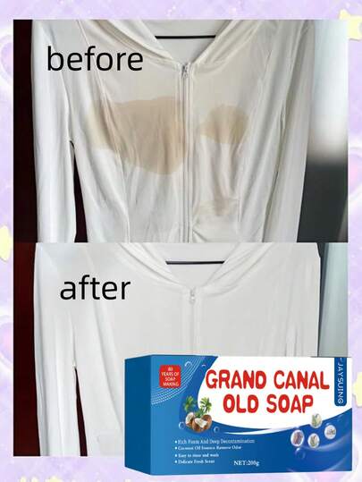 JAYSUING JAYSUING; Se regala un cepillo; Jabón viejo del Gran Canal; Jabón de lavandería; Fórmula a base de plantas que combina el lavado y el cuidado; Suave para la ropa y la piel; Jabón de lavandería para el hogar; Antibacteriano