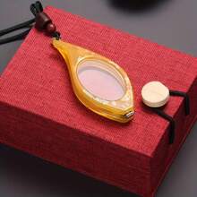 1 Portable Folding Magnifying Glass Pendant Necklace - Floral Theme, Lightweight, With 200° Lens, No Batteries Required, Odorless, Resin Frame, Suitable For Men And Women, Can Be Used As An Accessory For Presbyopia.Retro Glasses Jewelry With Cord, Portable And Quick To Use, Durable Plastic Accessories, Suitable For Parties, Holidays, Birthday Gifts, Party Accessories, Decorative Accessories, And Fashion Enthusiasts.