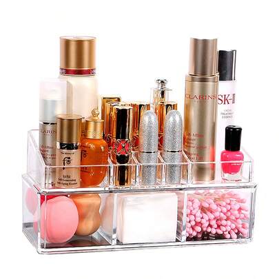 Organizador Porta Maquiagem Porta Pincel Porta Batom Acrílico