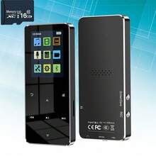 16GB MP3-Player , tragbarer Musikplayer mit integriertem Lautsprecher, zum Genießen Ihrer digitalen Musik und Hörbücher jederzeit, mit Recorder, E-Book-Funktion und inklusiv Kopfhörer - Schwarz - Übersicht 3