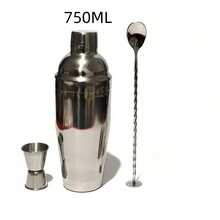1 件套不锈钢调酒工具套装鸡尾酒调酒器摇酒器搅拌器调酒师派对派对全套酒吧工具 - 彩色 - 查看 16