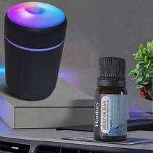 Mini Car Humidifier + DeepOcean™ Oil*1 | Refresh & Purify Kit For Smoky Cars – Aromatherapy Diffuser With Ocean Scent For Driving Relaxation Dazzle Color Humidifier + Aroma Diffuser + DeepOcean Essential Oil - Xanh đậm - Xem 11