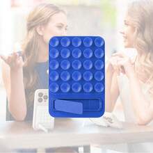 Soporte de silicona para teléfono con agarre adhesivo, soporte de teléfono con ventosa de silicona de doble cara, accesorios de teléfono de manos libres con agarre fuerte para selfie y video compatible con iPhone, teléfonos Android, regalo para cumpleaños, familia, amigos