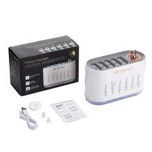 Hailicare 7色声控加湿器，5个喷嘴雾化+700ML大水箱，20色灯光，6小时定时器，兼容精油 - 白色 - 查看 13