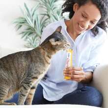 INABA Churu Cat Treats, Grain-Free, Lickable, Squeezable Creamy Purée Cat Treat_Topper, 60 Servings, Tuna Variety Box - MàuE - Xem 9